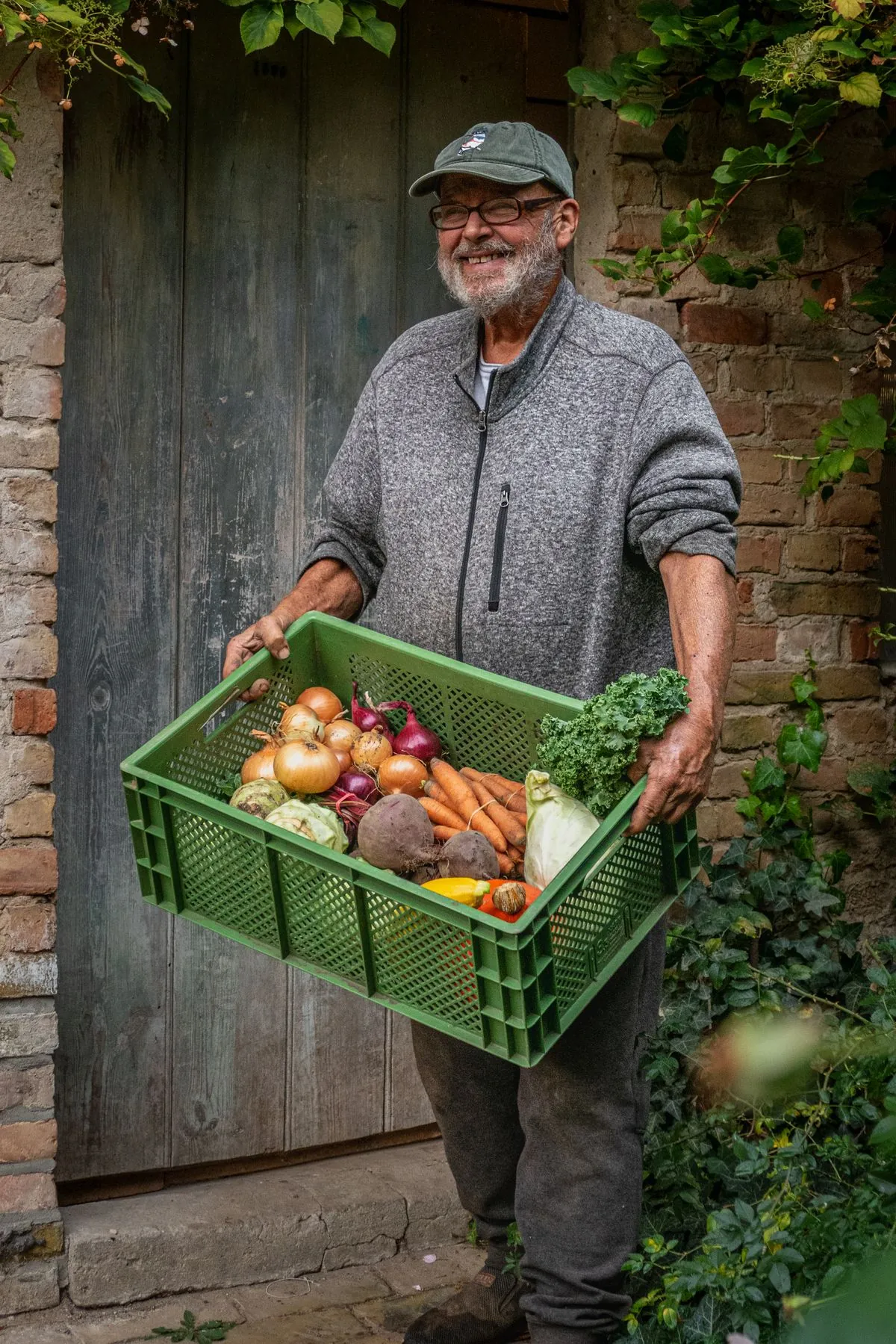 Gänse auf der Weide des Biohof Werder